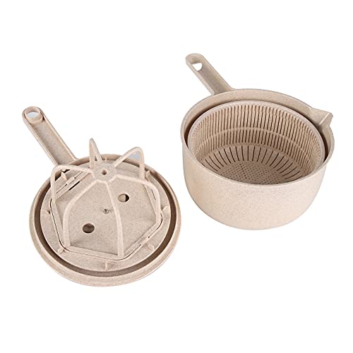 Espátula de salada, Spinner de alface com tigela e escorredor Secador manual de alface com coador de
