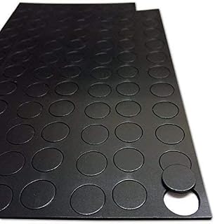 TMS 132 Magnets for Crafts Self-Adhesive, Sticky Back Magnetic Dots for Photos, Notes, Postcards, Kids Fridge Magnets, Office Reminders - Small Round Stick on Magnetic Strips [1mm thick]
