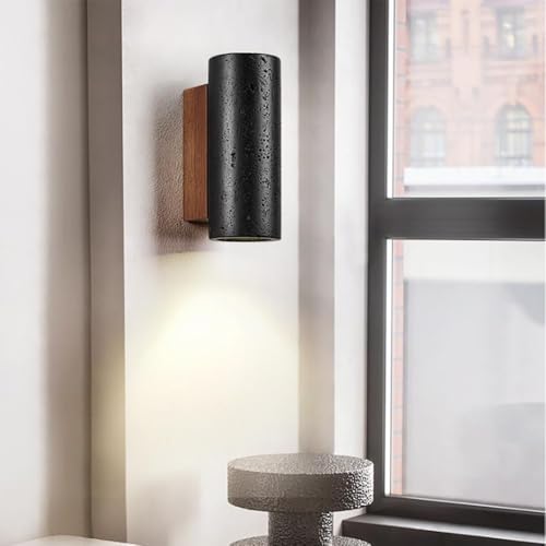 Lámpara de Pared Lineal Larga Aplique LED Negro Decoración Dormitorio 2