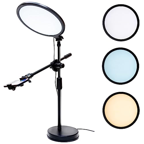 スマホ用　LEDリングライト　ロングスタンド　⑤? 大リング 俯瞰撮影 スマホスタンド ロングタイプ LED リングライト 真