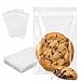200ct Clear Plastic Bags 4x6-1.4 mils Thick Self Sealing OPP Cello Bags for Bakery Cookies Decorative Wrappers (4'' x 6'')