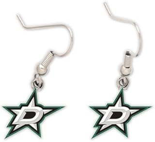 WinCraft NHL Dallas Stars Earrings Jewelry Card
