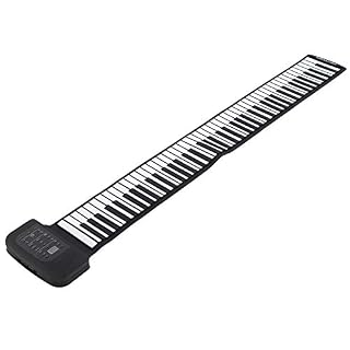 88 touches Roll Up Piano Keyboards, Roll Up Piano Keyboard Hand Roll Piano léger pour un usage domestique(88 touches anglais) - Les Beatles, Paul McCartney, John Lennon, RIngo Starr, George Harrison