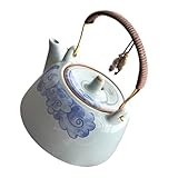 Facile à nettoyer : l'artisanat en céramique fine nettoyage, garde votre théière impeccable et prolonge sa durée de vie, mini théière, théières en porcelaine