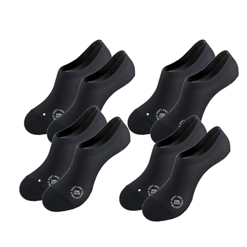 Regulatev Ultra Thin Liner Socks Non Slip ComBed Cotton No Show Socks, Repertoireof Lightweight Flat Boat Line Cotton Footies