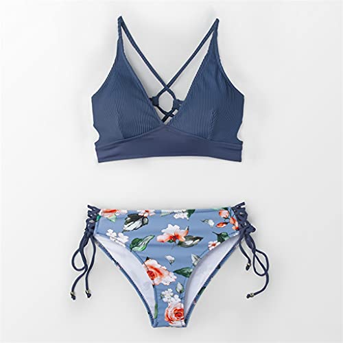 Bikini string trois points maillot de bain séparable deux pièces femme
