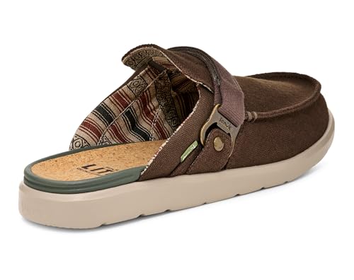 Image of Sanuk Mens Happy Hour Lite | Bottle Opener Buckle | Slip On Shoes for Men | Mens Loafers | Removable EVA Insole