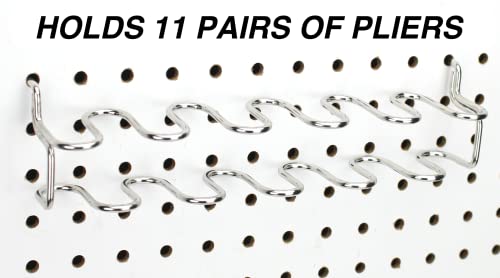 Right Arrange PPH-C-1 Rightarrange Pegboard Pliers Holder - Holds 11 Pliers Per Rack - Hooks To Any Peg Board thumb #3
