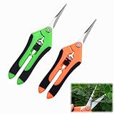 Utilisation polyvalente : ce mini sécateur de jardin est idéal pour couper les bonsaï, les fleurs, les fruits et les légumes. Les ciseaux à gazon manuels conviennent également pour couper l'herbe et l'entretien des plantes en intérieur et en extérieur. Une solution polyvalente pour tous vos besoins de jardinage.