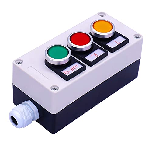 Interrupteur bouton-poussoir momentané 22mm EZZON pour sécuriser et commuter vos circuits 440V