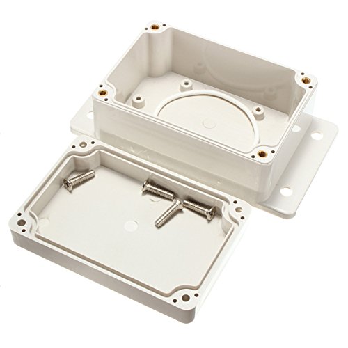 EsportsMJJ Blanco Plástico Impermeable Caja Electrónica PCB Cuadro 100X68X50mm