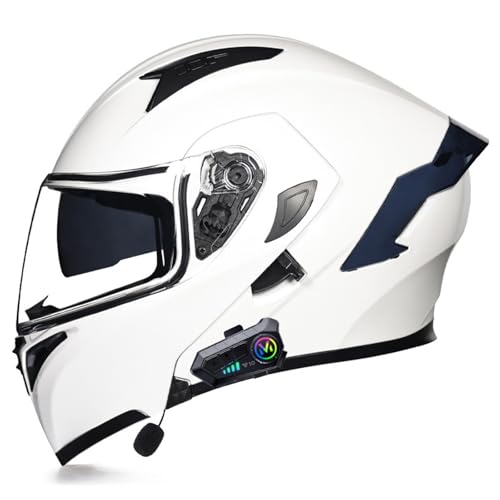 Goditi una guida sicura: i caschi da moto professionali sono conformi agli standard di sicurezza DOT FMVSS-218/ECE R2205 e sono la tua garanzia per la guida. Una scelta eccellente per la sicurezza di guida, permettendoti di goderti la guida in modo più sicuro.