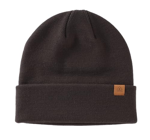 Image of Home Prefer Mens Winter Hats Acrylic Knit Cuff Beanie Cap Warm Womens Beanie Hat