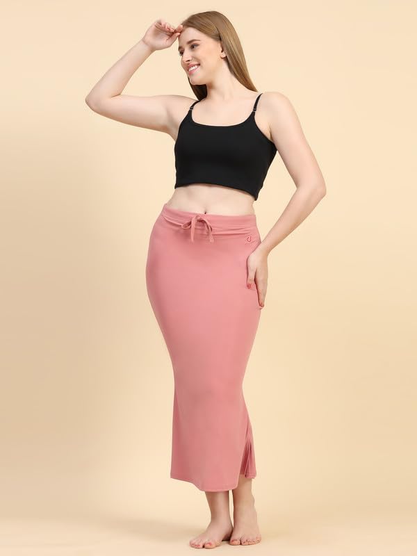 Image of TRENDMALLS Women's Polyester Spandex Saree Shapewear Petticoat for Women, Cotton Blended,Petticoat,Skirts for Women,Shape Wear Dress for Saree Shaper