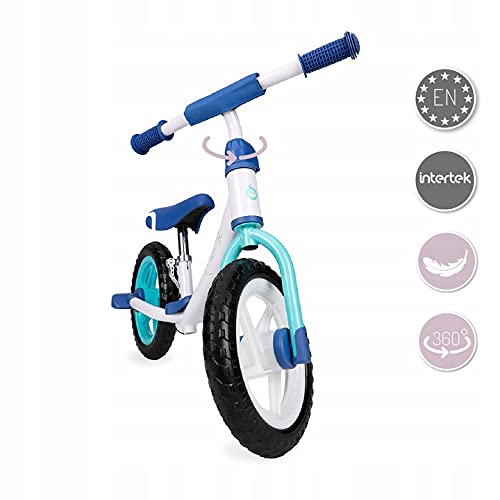 MOMI-Ross-Draisienne-Steed-pour-garcon-et-Fille-Roues-en-Mousse-Anti-crevaison-Cadres-metalliques-Robustes-Hauteur-de-Selle-et-Hauteur-de-Guidon-reglables-avec-Quick-Realease-Poids-3-kg