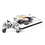 Skinit Decal Gaming Skin Compatible with PS4 Slim Bundle - Officially Licensed Disney The Nightmare Before Christmas Jack on Spiral Hill Art Design