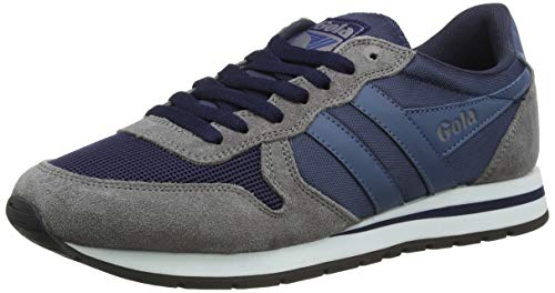 Image of Gola Men's Daytona Sneaker, Navy /Ash /Baltic, 12 UK