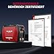 ARCCAPTAIN iControl ARC205 Pro Schweißgerät [App-Steuerung] 205 Amp ARC/Lift TIG Schweißgerät, LED-Anzeige, IGBT Inverter 230V MMA Schweißgerät mit Warmstart, Lichtbogenkraft und Anti-Stick