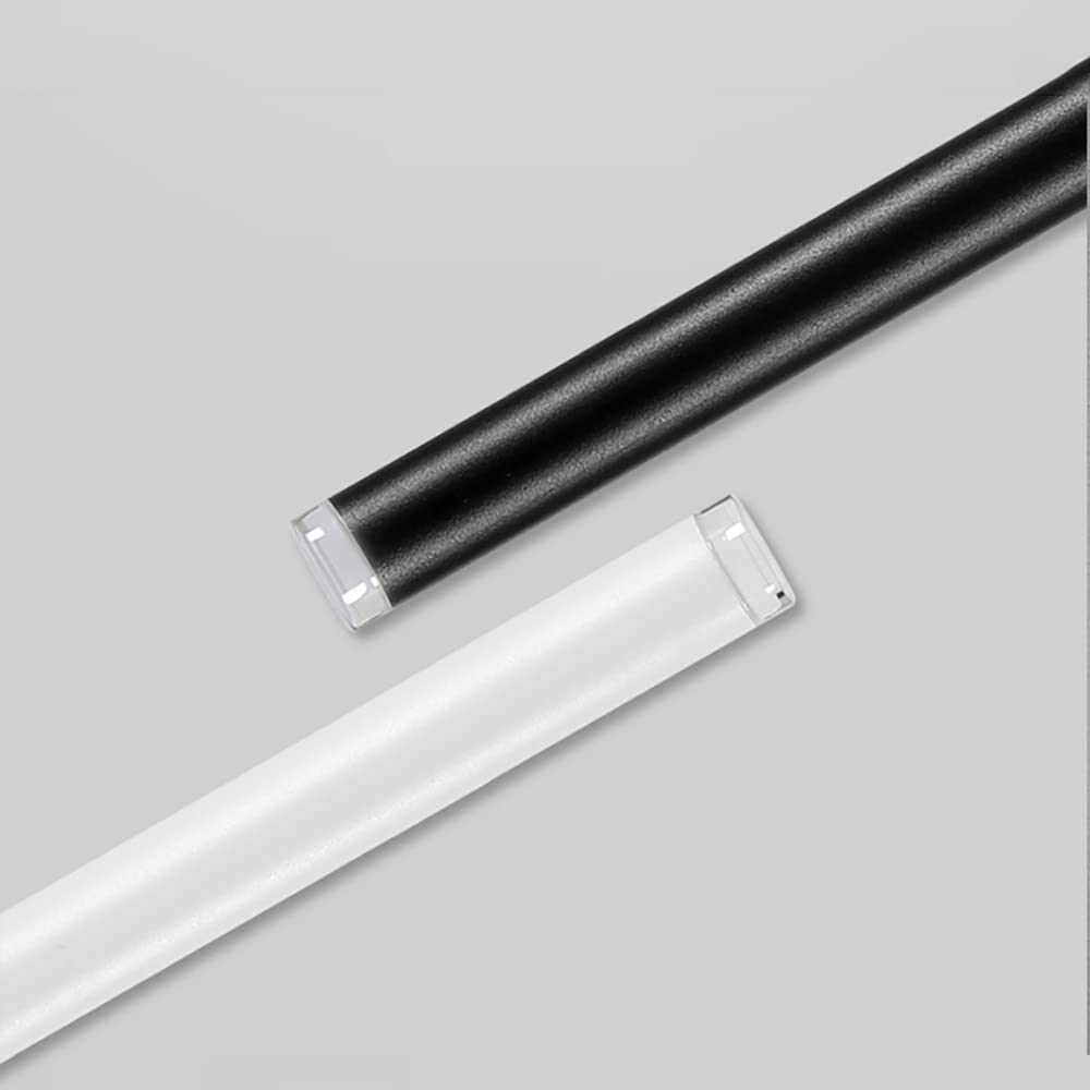 Aluminio LED Luz Luz Moderna Altura Ajustable Lámpara Suspensión Ahorro de energía Emisión de la Isla de la Cocina para Bares Corredor Dormitorios Techo Luz de Techo,Warm White,610mm