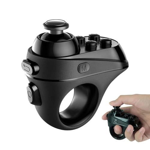 Control remoto V - Mango inalámbrico de 7,1 x 7,1 x 4,1 cm, joystick de control portátil, navegador de dispositivo sensible, unidad de funcionamiento suave | Accesorio de control electrónico versátil