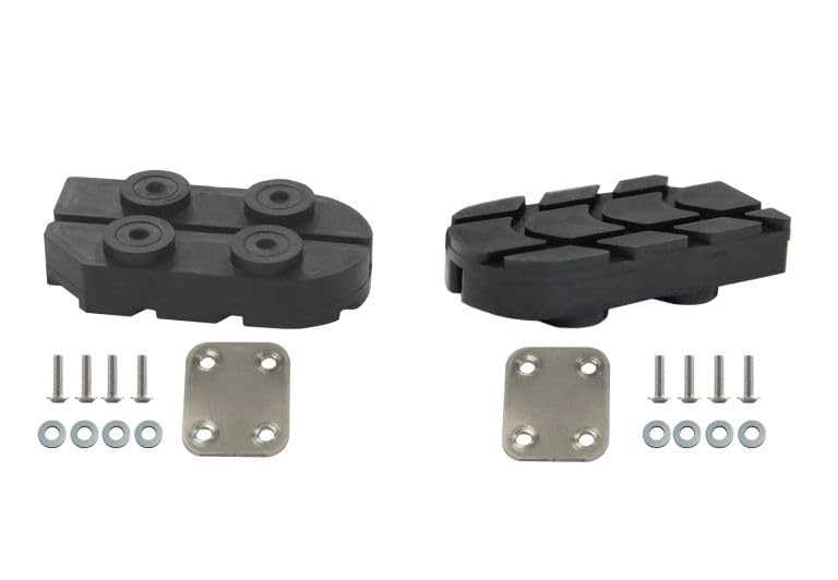 Coppia pedane in gomma per poggiapiedi originali enduro R 1200/1250 GS LC - ADV LC Coppia Copri Pedane Antiscivolo