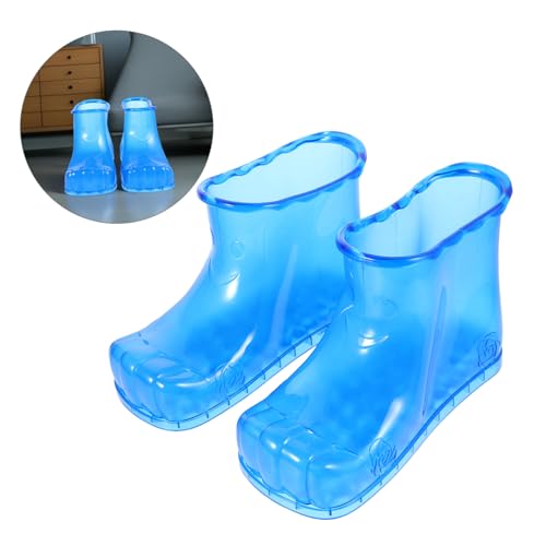 Zapatos spa para pies con baño relajante PVC azul miniatura 7