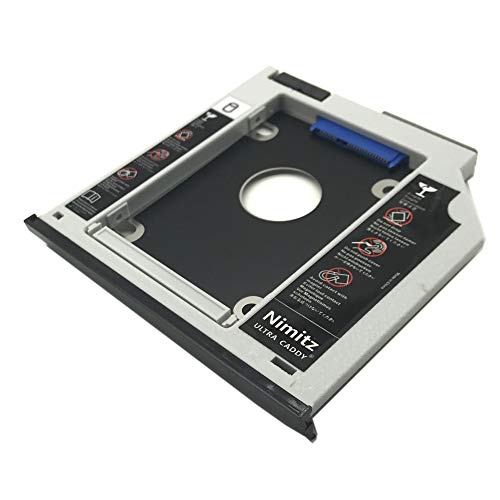 ULTRACADDY 2ª HDD SSD Disco Duro Caddy para HP Zbook 15 Zbook 17 con Bisel