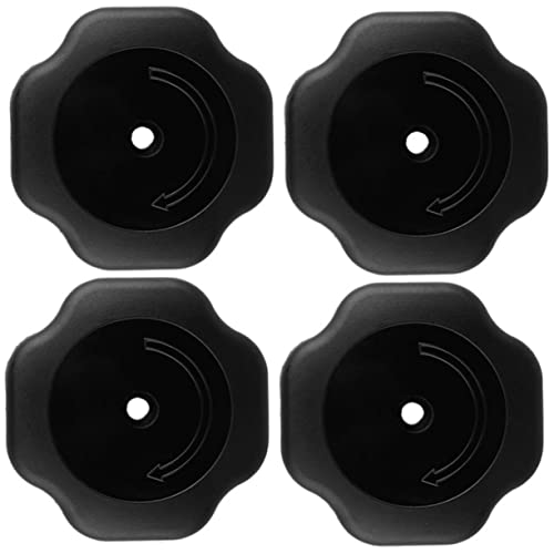 ROMISBABA 4 piezas Pomos Giratorios para Olla Presión de Resistentes Fabricados Abs Duro Compatibles con Tapas de Olla Fácil Agarre y Montaje Seguro para Cocina Diaria
