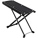 iGadgitz Xtra U6987 - Reposapiés Guitarra Apoyapies Guitarra Resto de Pie Ajustable Plegable Duradero - Negro