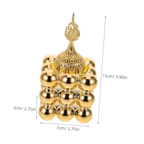 Brûleur Céramique Dorée et Diffuseur de Parfum Ramadan pour Décoration Maison - 3