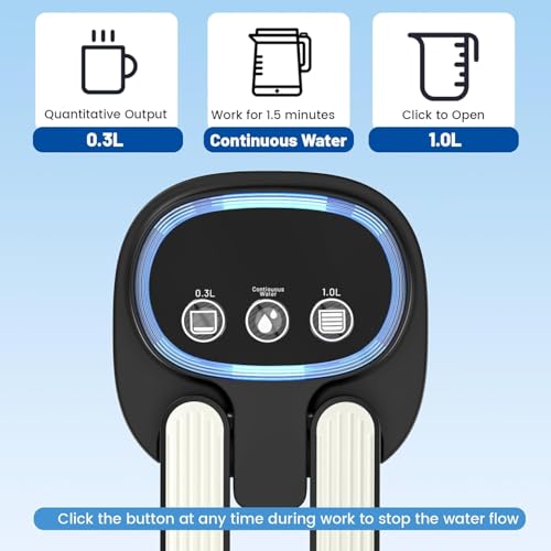 Image of ZollyssAutomatic Water Dispenser Pump for 20 Litre Bottle | Big Battery - Portable C Type USB Rechargeable Water Pump Dispenser for Home, Office, 3 Mode Portable Foldable Nozzle, Light Black