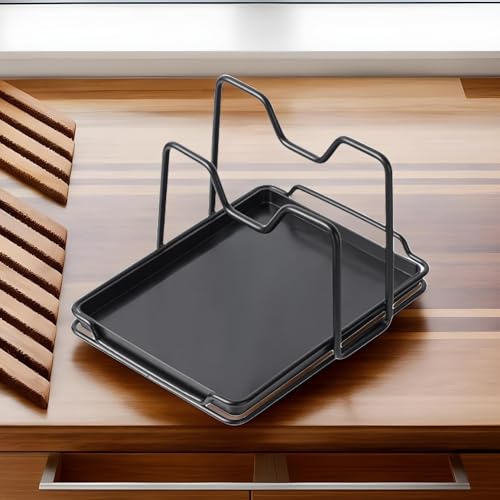 Support couvercle casserole et planche à découper inoxydable pour cuisine - 8