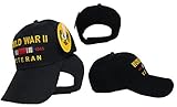 Trade Winds World War 2 II Veteran Hat Cap World War II WWII 1941-1945 Ribbon Hat Cap Multi