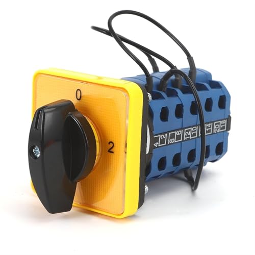 Interrupteur à cames SZW26-20 inverseur tripolaire 3 positions 20A pour panneau