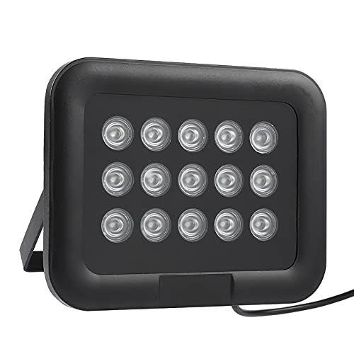 Ir Infrared Illuminators, Adaptable 15Pcs Ir Infrared Led Array Light Ip66 Waterproof Night Camera, Built in Light Sensor LEDs Array Light for IP Camera