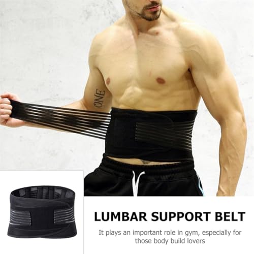 Cinturón lumbar para evitar dolores de espalda en ejercicios y running 7