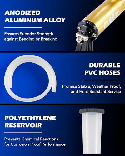 image for Orion Motor Tech Brake Bleeder Kit with Hand Pump and Pressure Gauge, 