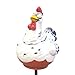 Produktbild TB Huhn Gartenkugel Gartenstecker Blumenstecker Keramik