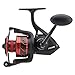 PENN Fierce III Spinning Inshore/Nearshore Fishing Reel, Size 5000, Right/Left Handle Position, Front Drag for Smooth Operation, Saltwater Fishing Reel,Red, Black