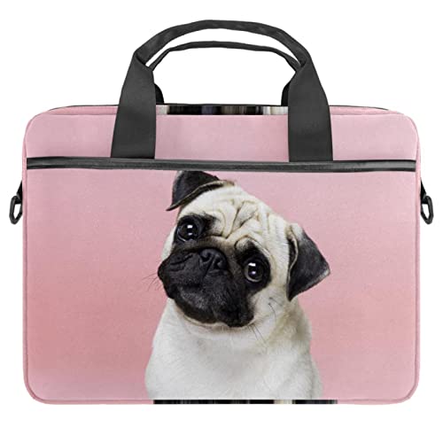 Bolsa de mensajero de hombro para computadora con compartimento acolchado slim