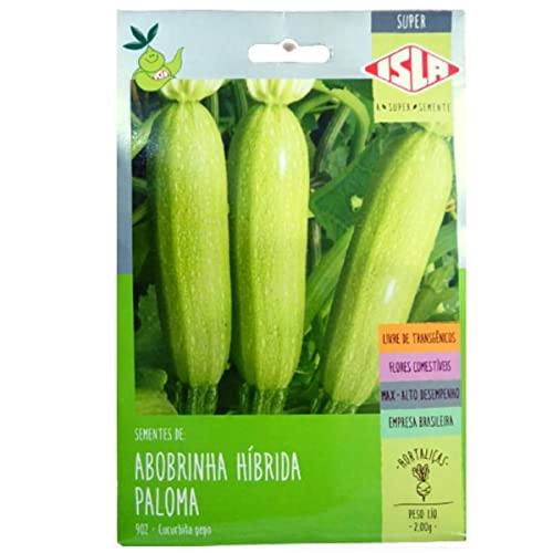 Sementes de Abobrinha Híbrida Paloma (2g) SUPER ISLA