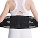 Low Back Pain Relief Adjustable Lumbar Support Brace Belt for Lower Sciatica Spinal Stenosis Scoliosis Elastic Band 360° Men Women Fitness M