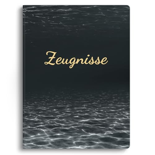 SKYDUE Zeugnismappe A4 – Stabile Zeugnis Mappe Mit 30 Hüllen, Ideal für Zeugnisse, Diplome, Zertifikate Und Wichtige Dokumente – Ordentliche Aufbewahrung & Archivierung-Grau