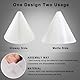 ZUOMIDIE 3pcs Set 360 Light Cone Photo Light Flash Diffuser for Shooting Reflective Items,for Small Product, Diffusion Photography Shooting Reflective, Alternative to Photo Box for Jelwery Cosmestics