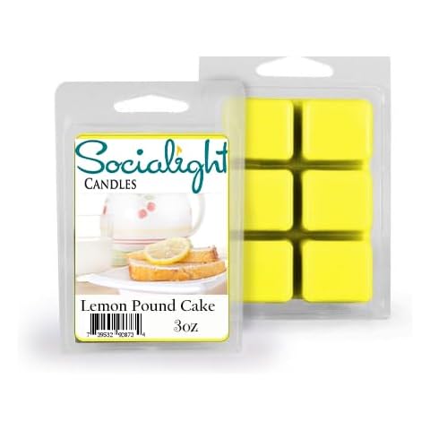 Socialight Candles Lemon Pound Cake Scented Wax Cubes/Melts Cover