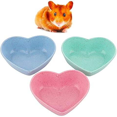DQITJ 3 Pack Hamster Food Dish Cover