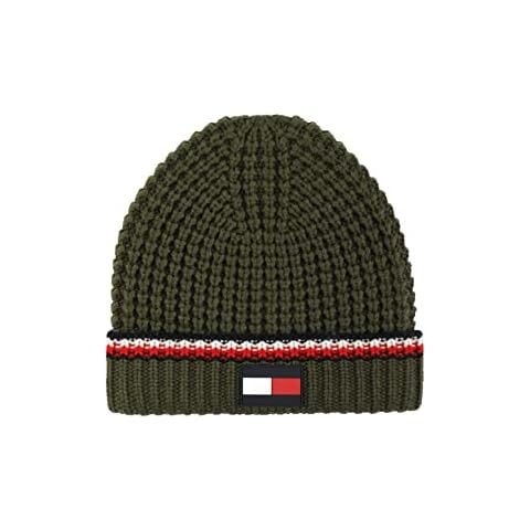 Tommy Hilfiger Shaker-Gorro de puño Bloqueado de Color Boina para Hombre Cover