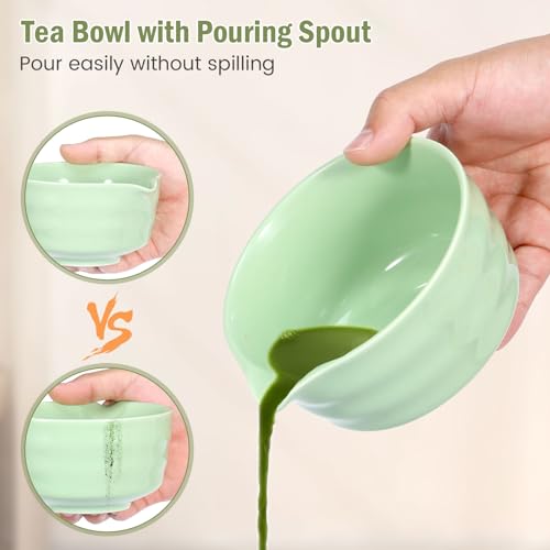 Set para preparar té matcha japonés 7 piezas miniatura 4