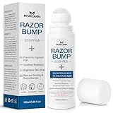 Morovan Razor Bumps Treatment: Ingrown Hair Solution for Bikini Area, Beard & Body, Post Wax After Shaving Soothing Serum for Women & Men - 3.38fl.oz
