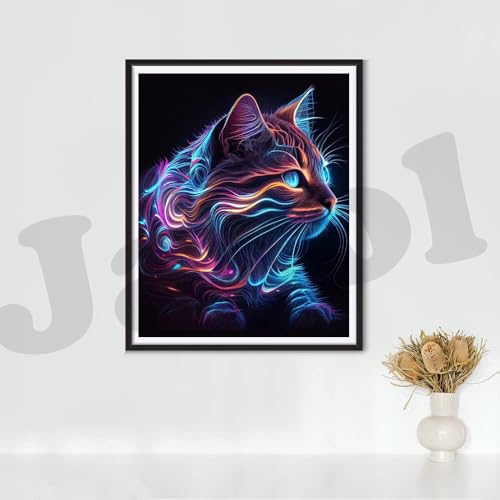 Image of Jasol Diamond Painting Kit, 40x30 Cms, Full Drill, 5D Crystals, Home Wall Decor Gift Set (Cat M4560601)